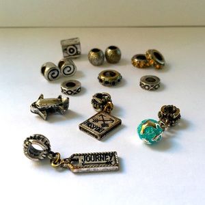 Cute Travel Beads Kit - 5 Charms, 9 Spacer Beads